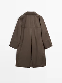 Long parka with detachable gilet