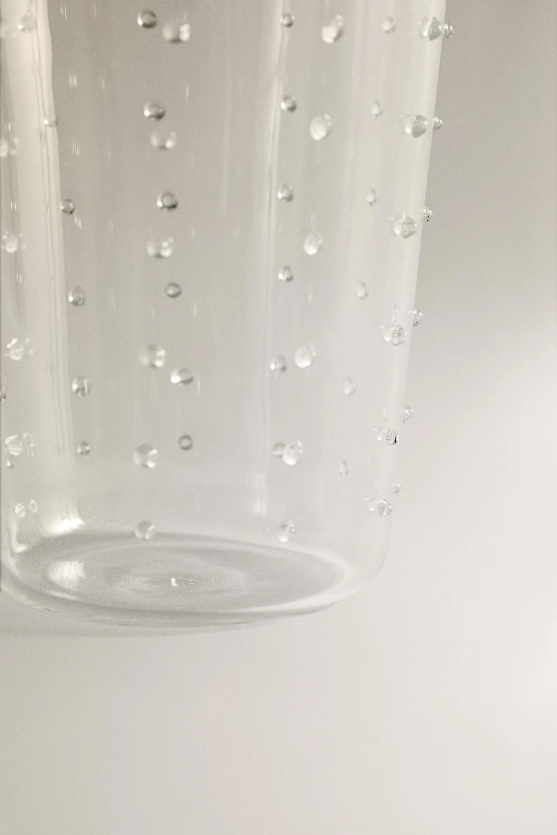 BOROSILICATE GLASS TUMBLER WITH DOTS