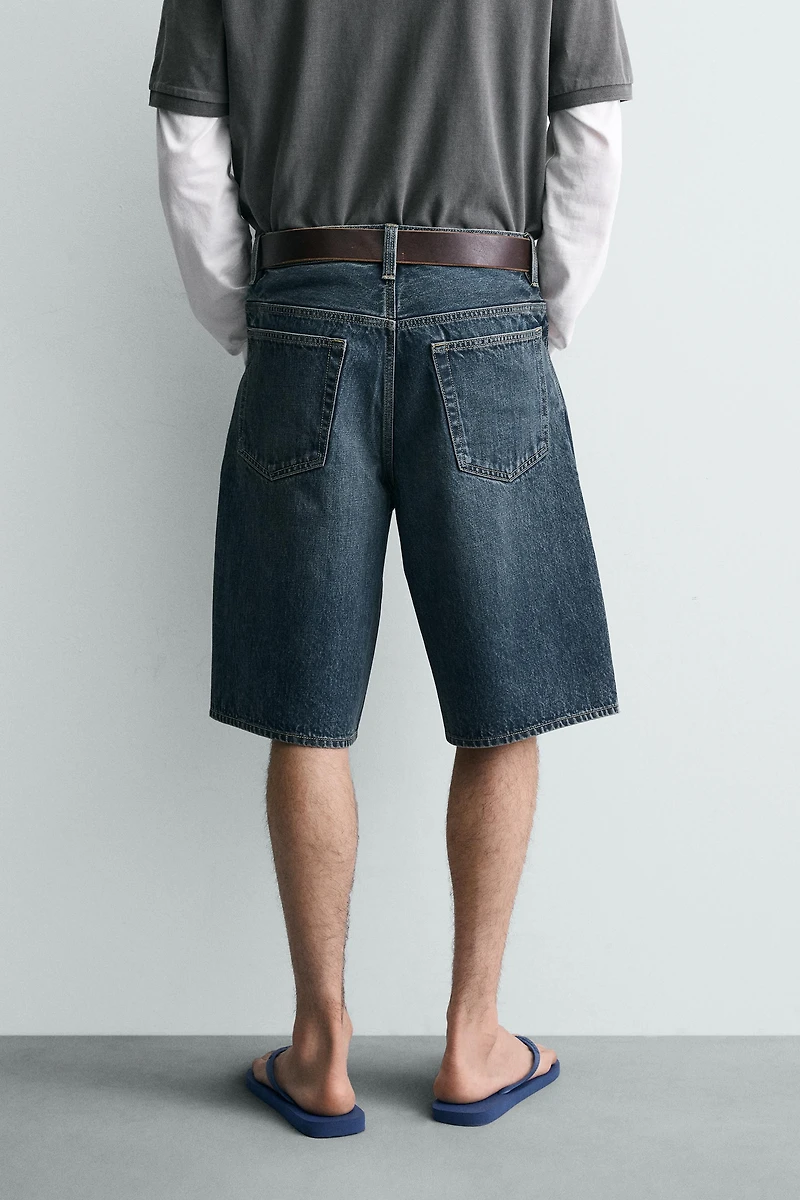 BAGGY FIT DENIM SHORTS