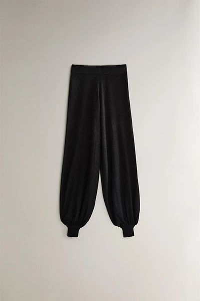 PANTALON BOUFFANT LAINE ET SOIE