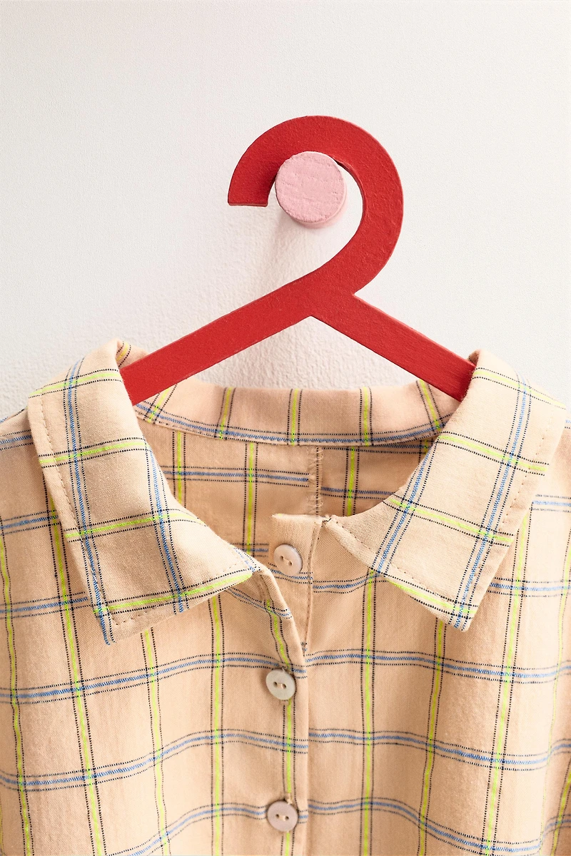 ZARA TIMELESS - ROBE CHEMISE À CARREAUX