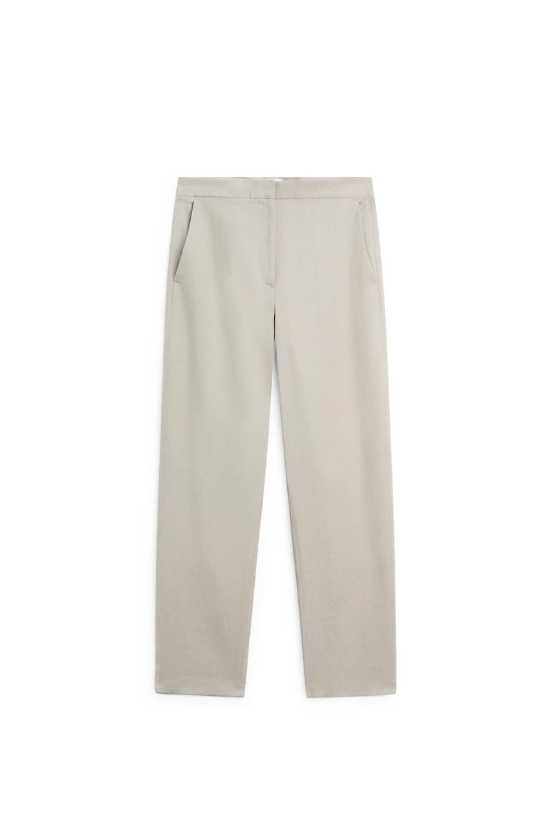 Linen suit trousers with waist detail - LIMITED EDITION