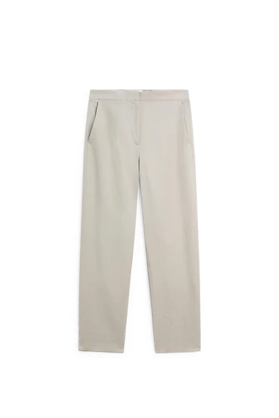 Linen suit trousers with waist detail - LIMITED EDITION