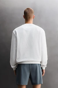 SWEAT CREWNECK WAFFLE TRAINING