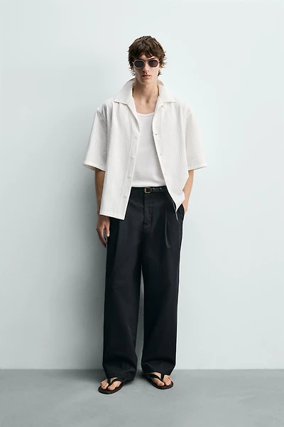 CHEMISE JACQUARD BRODÉE