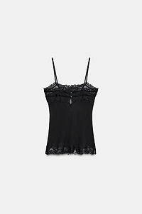 COMBINED GEORGETTE TOP WITH BOWS