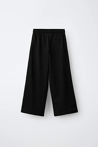 WIDE LEG PANTS WITH SIDE STRIPES