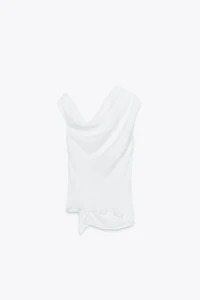 HARDWARE SATIN EFFECT TOP