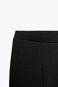 INTERLOCK FLARE PANTS