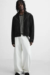 FAUX SUEDE JACKET