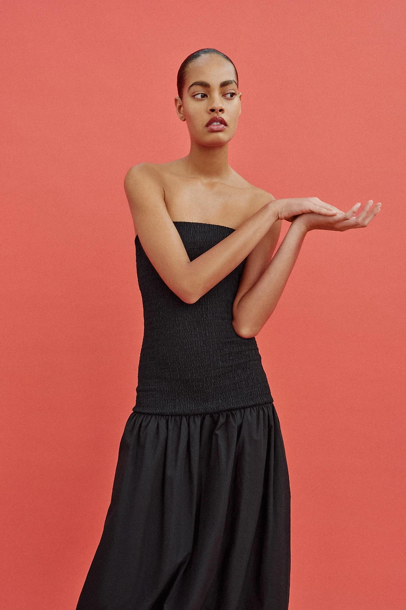 ROBE BUSTIER BIMATIÈRE