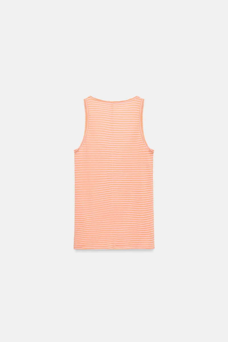 STRIPED RUSTIC T-SHIRT