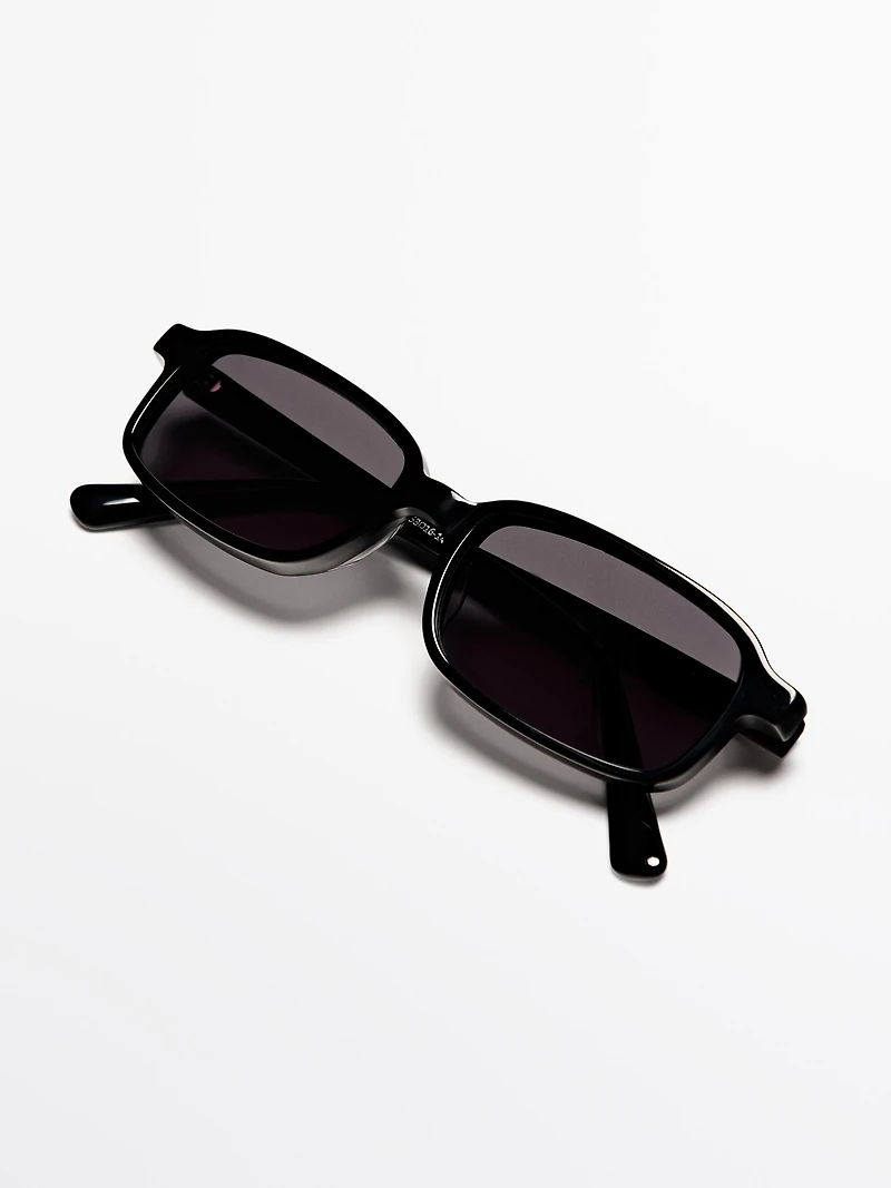 Small rectangular sunglasses