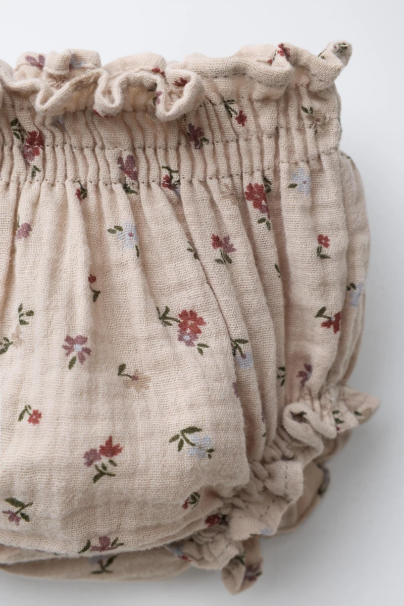 CULOTTE GAZE DE COTTON FLEURS