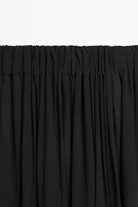 Pleated midi skirt