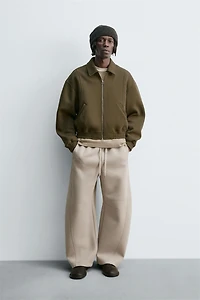 NEOPRENE LOOK BALLOON FIT PANTS