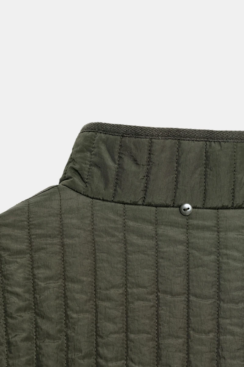 VESTE REMBOURRÉE ÉCHARPE AMOVIBLE