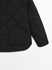 Quilted cape jacket