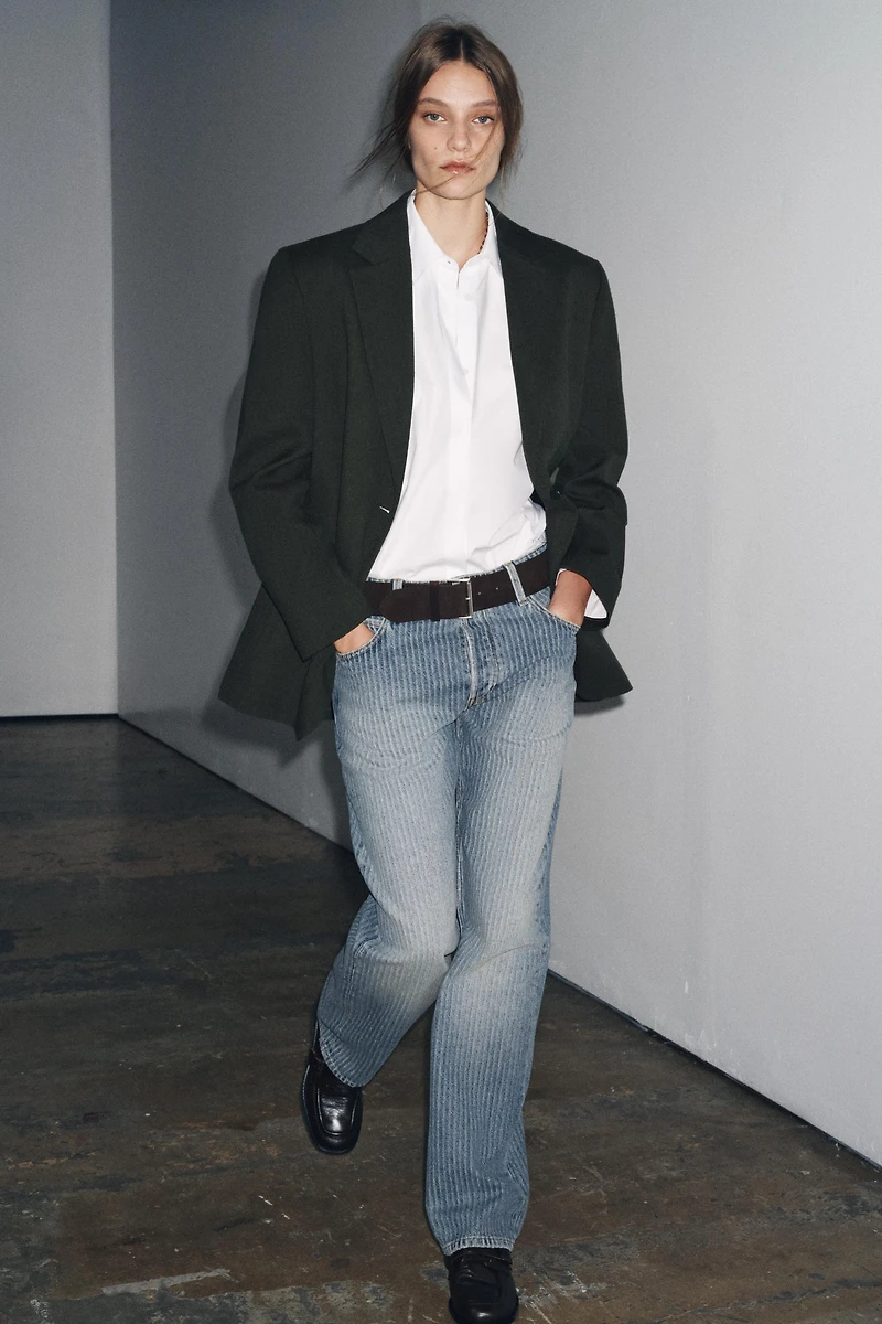 VESTE OVERSIZE AVEC LAINE ZW COLLECTION