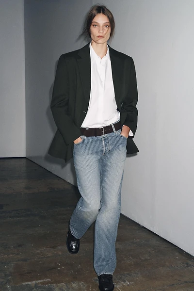 VESTE OVERSIZE AVEC LAINE ZW COLLECTION