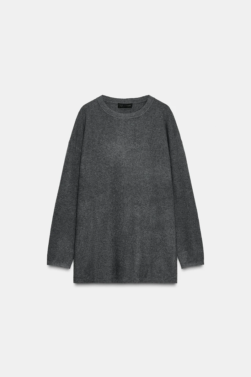 SOFT FEEL PLAIN KNIT JUMPER
