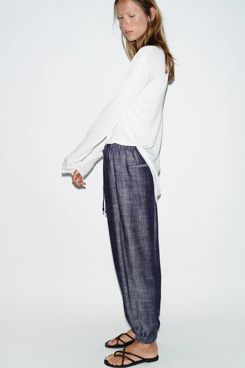 PANTALON DE JOGGING À CHEVILLES ÉLASTIQUES