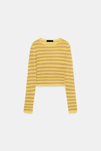 STRIPED CROPPED JUMPER