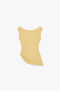 DRAPED TEXTURED TOP