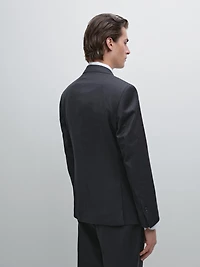 100% wool suit blazer