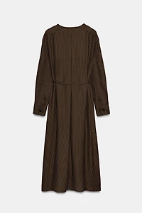 ROBE À POIS AVEC CEINTURE ZW COLLECTION