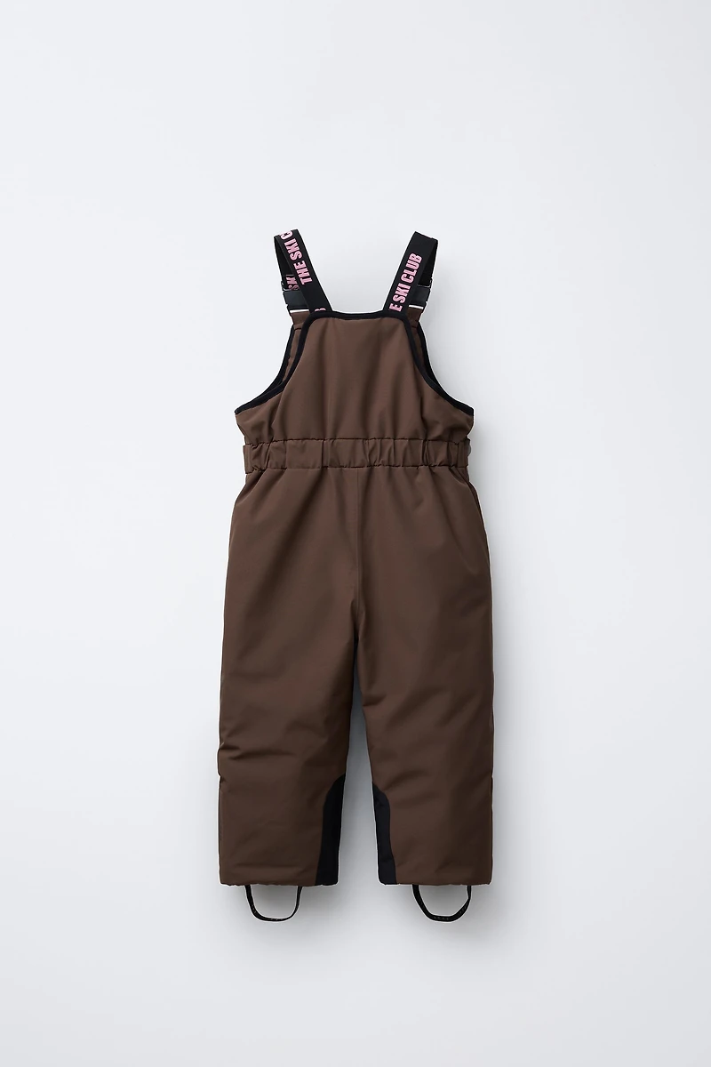 WATERPROOF AND WINDPROOF BIB OVERALLS WITH POCKETS RECCO® SYSTEM SKI COLLECTION