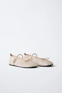 SEQUIN BALLET FLATS