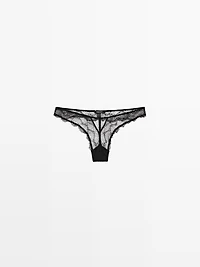 String dentelle et mesh