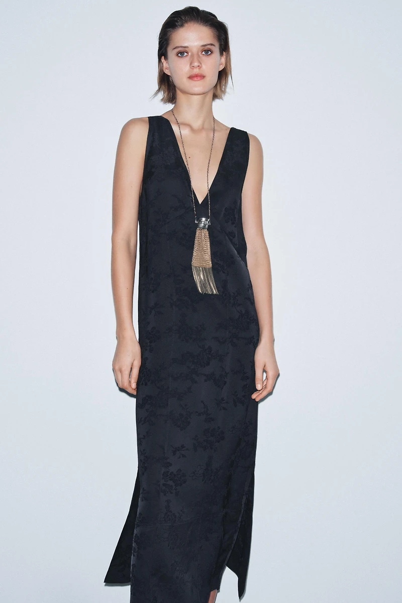 ZW COLLECTION LIMITED EDITION JACQUARD MIDI DRESS