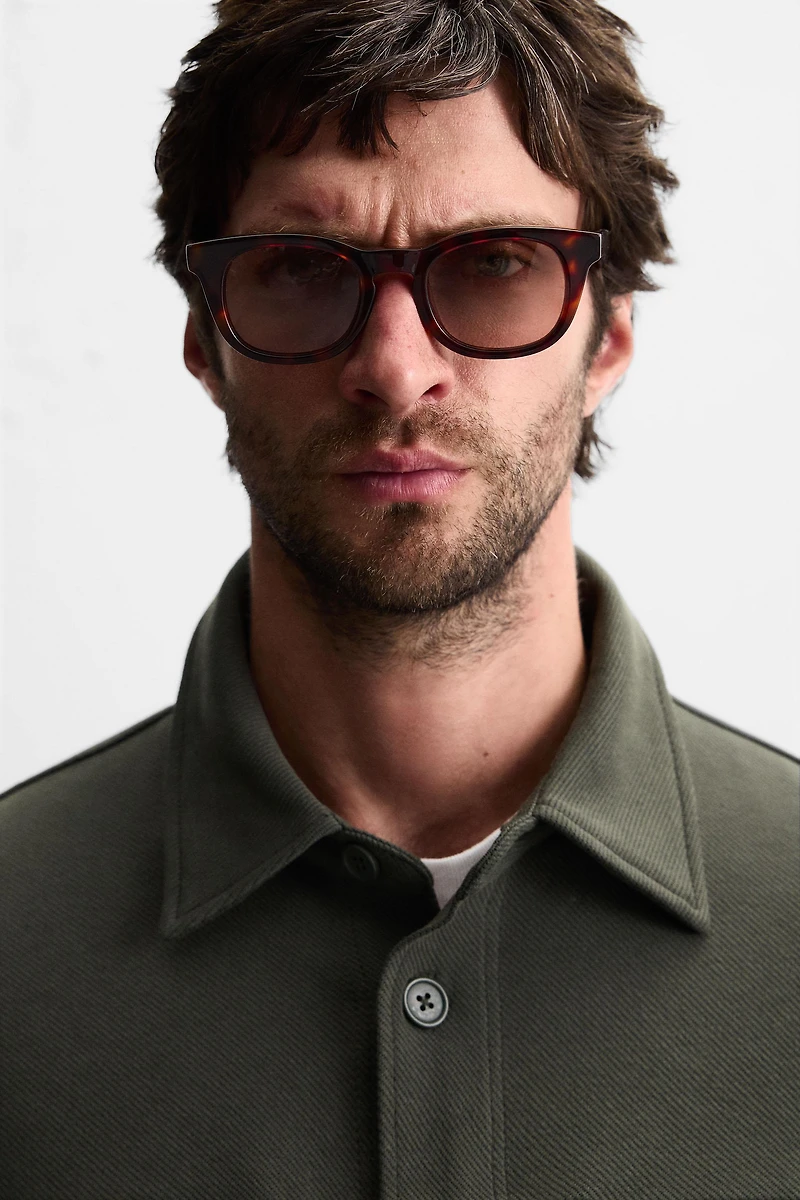 COMFORT TEXTURED OVERSHIRT