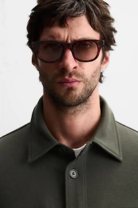 COMFORT TEXTURED OVERSHIRT