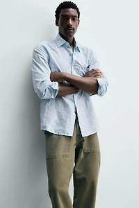 REGULAR FIT STRIPED SHIRT