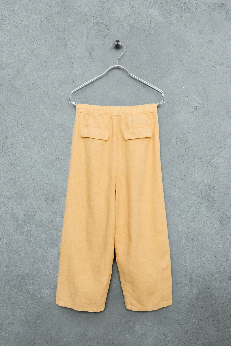 STORIESZ - 100% LINEN ELASTIC WAIST PANTS