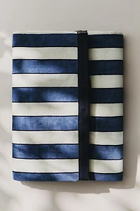 STRIPED VELOUR BEACH TOWEL