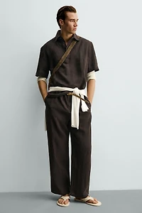 PANTALON RELAXED FIT 100% LIN