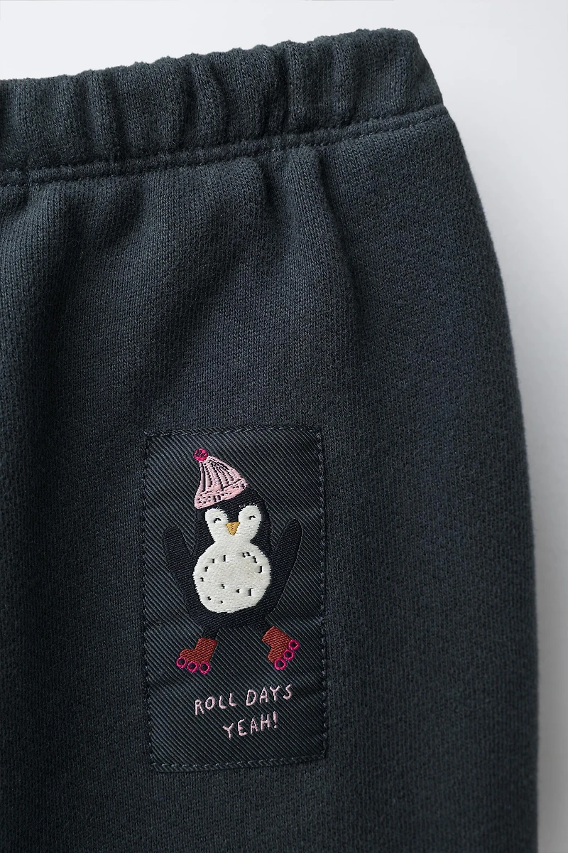 PENGUIN LABEL JOGGER PANTS