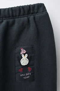 PENGUIN LABEL JOGGER PANTS