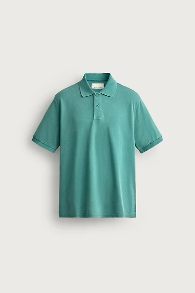 WASHED REGULAR FIT PIQUÉ POLO