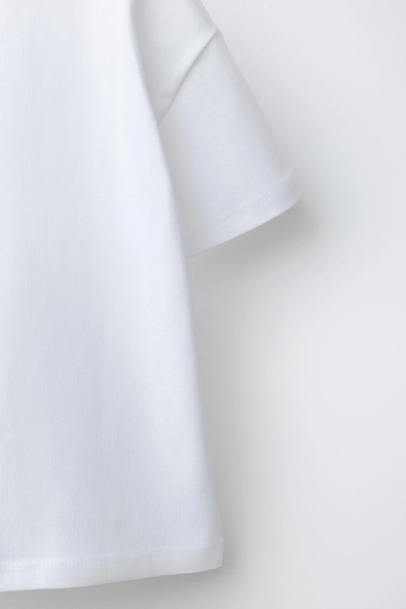 T-SHIRT POCHE BRODERIES