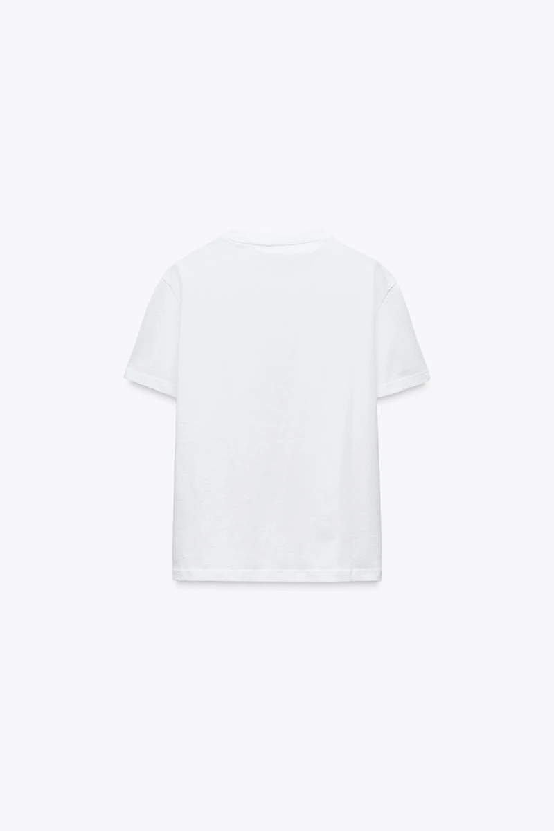 T-SHIRT BASIQUE EN COTON