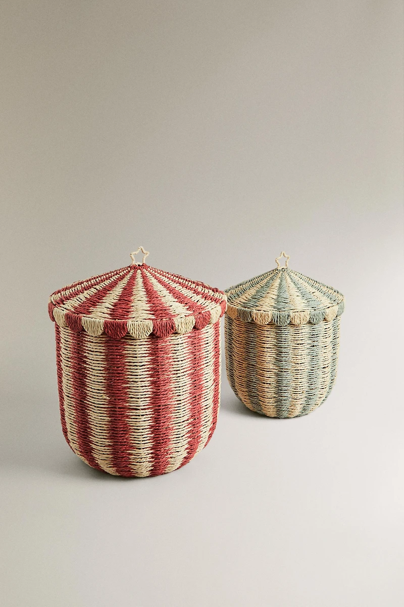 PANIER ENFANT PAPIER CIRQUE