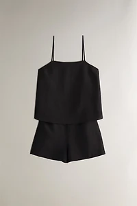 LINEN SHORTS