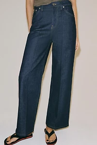 ZW COLLECTION WIDE LEG HIGH-RISE JEANS