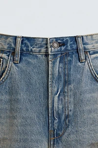VINTAGE EFFECT BAGGY FIT JEANS