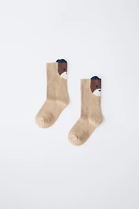 BEAR FACE SOCKS